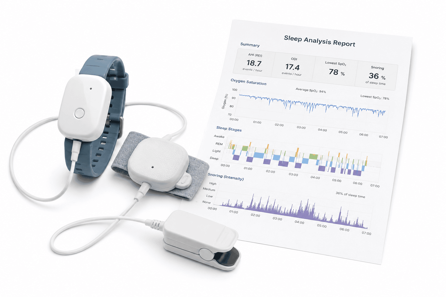 Sleep Study with Analysis Report